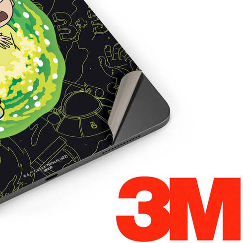 Adult Swim Rick and Morty Portal Travel Apple iPad Pro Skin