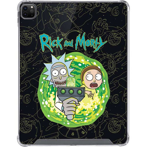 Adult Swim Rick and Morty Portal Travel iPad Cases