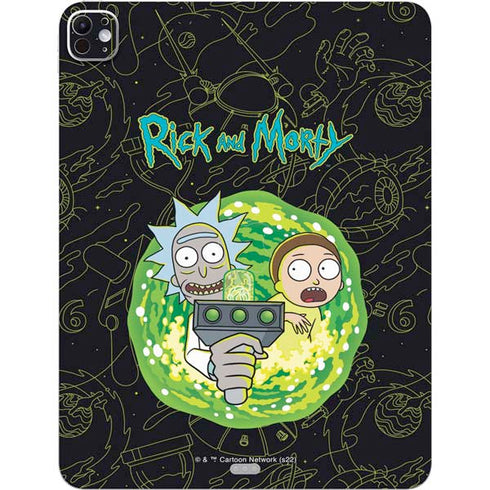 Adult Swim Rick and Morty Portal Travel iPad Pro 13in M4 (2024) Skin