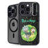Adult Swim Rick and Morty Portal Travel iPhone 14 Pro Kickstand Case