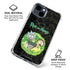 Adult Swim Rick and Morty Portal Travel iPhone 15 Clear Case