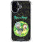 Adult Swim Rick and Morty Portal Travel iPhone 16 Clear Case
