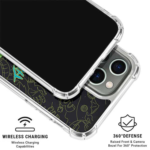 Adult Swim Rick and Morty Portal Travel iPhone 16 Pro Max Clear Case