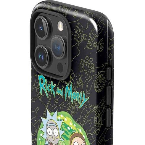 Adult Swim Rick and Morty Portal Travel iPhone 16 Pro Max Impact Case
