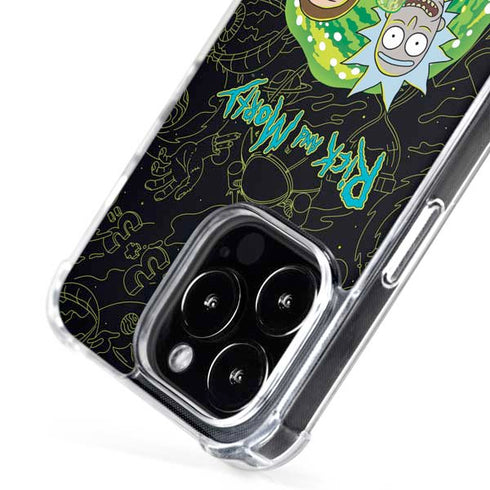 Adult Swim Rick and Morty Portal Travel iPhone 16 Pro Max MagSafe Case