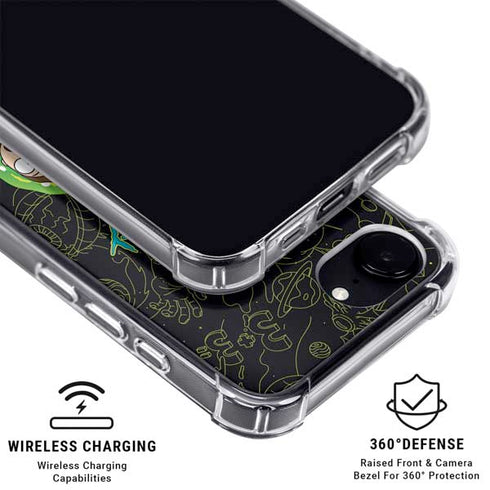 Adult Swim Rick and Morty Portal Travel iPhone 16e MagSafe Case
