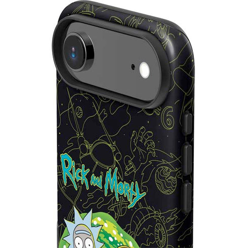 Adult Swim Rick and Morty Portal Travel iPhone 17 Air Impact Case