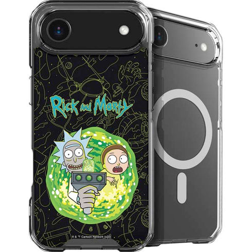 Adult Swim Rick and Morty Portal Travel iPhone 17 Air MagSafe Case