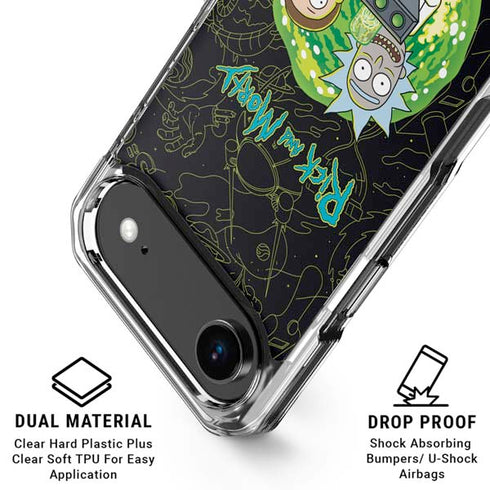Adult Swim Rick and Morty Portal Travel iPhone 17 Air MagSafe Case