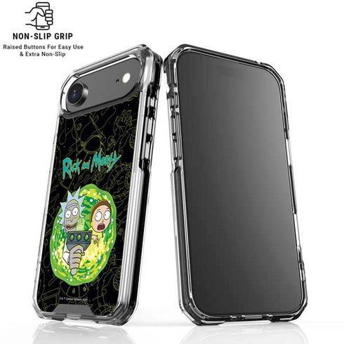 Adult Swim Rick and Morty Portal Travel iPhone 17 Air MagSafe Case