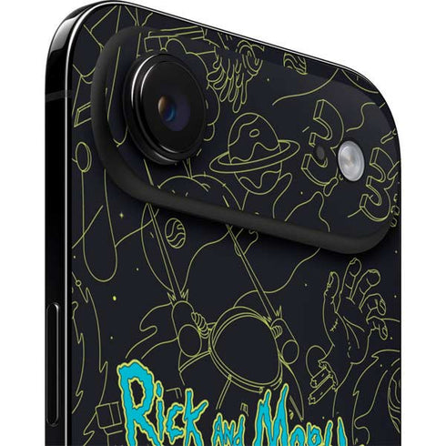 Adult Swim Rick and Morty Portal Travel iPhone 17 Air Skin