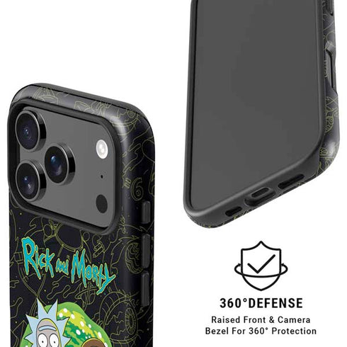 Adult Swim Rick and Morty Portal Travel iPhone 17 Pro Max Magsafe Impact Case