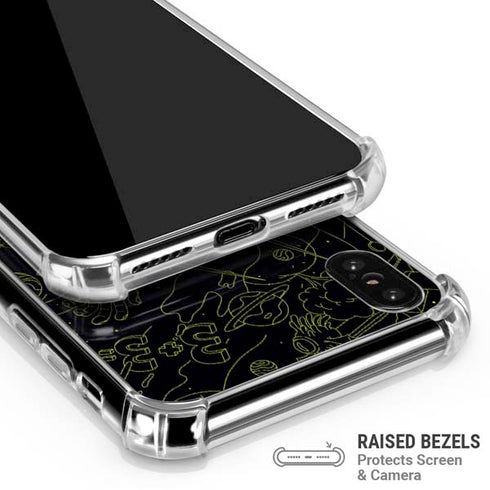 Adult Swim Rick and Morty Portal Travel iPhone X/XS Clear Case