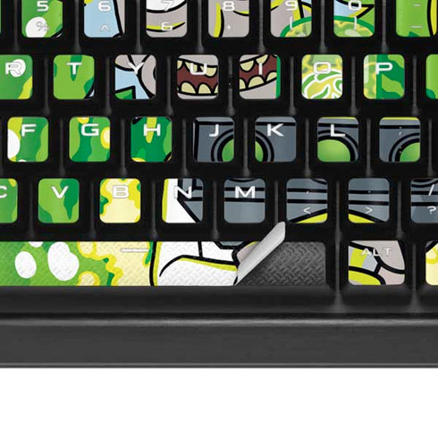 Adult Swim Rick and Morty Portal Travel K95 RGB PLATINUM Mechanical Gaming Keyboard Skin