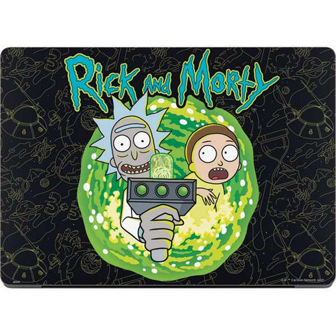 Adult Swim Rick and Morty Portal Travel Apple MacBook Pro 14-inch Skin