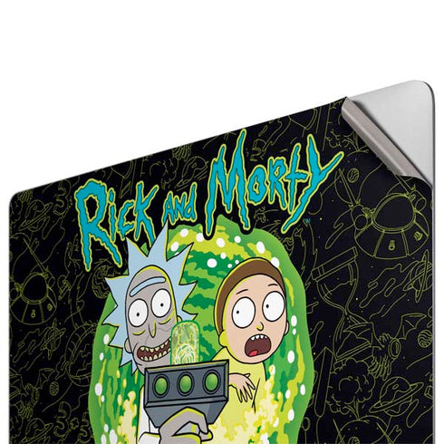 Adult Swim Rick and Morty Portal Travel Apple MacBook Pro 16-inch Skin