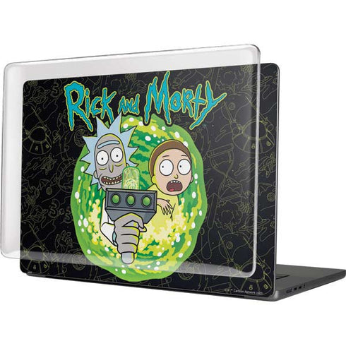 Adult Swim Rick and Morty Portal Travel MacBook Cases