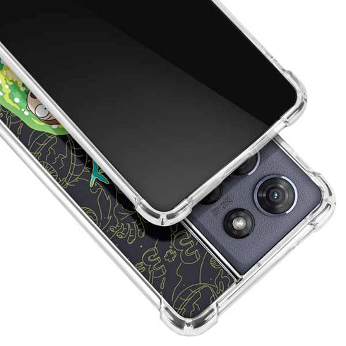 Adult Swim Rick and Morty Portal Travel Moto G 5G (2025) Clear Case