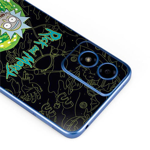 Adult Swim Rick and Morty Portal Travel Moto G Play 4G (2024) Skin