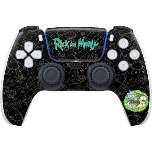 Adult Swim Rick and Morty Portal Travel PlayStation PS5 Skins