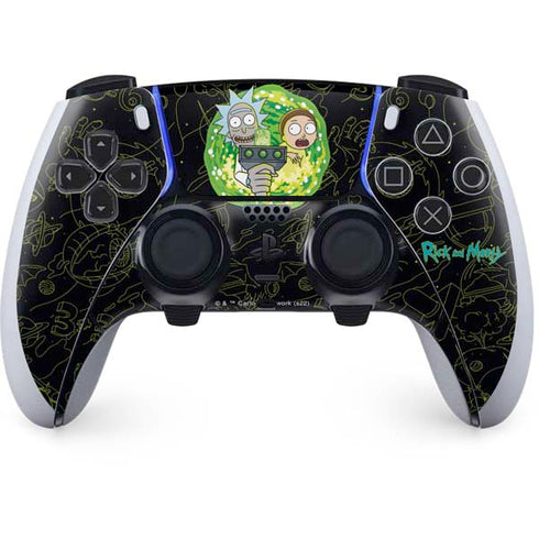 Adult Swim Rick and Morty Portal Travel PlayStation PS5 Skins