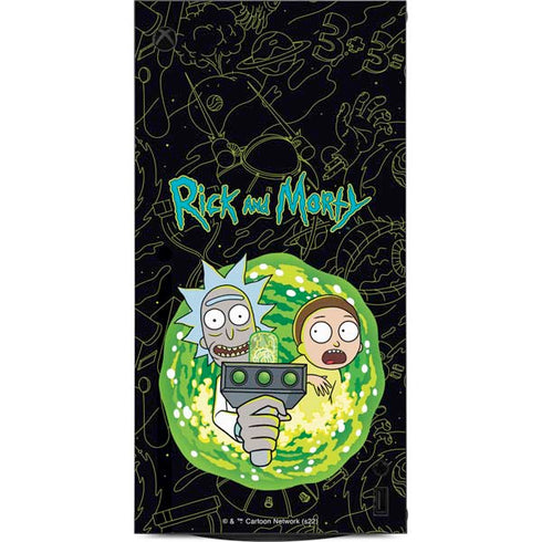 Adult Swim Rick and Morty Portal Travel XBox Series X Digital Edition Console Skin