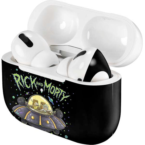 Adult Swim Rick and Morty Spaceship Apple AirPods Pro Skin