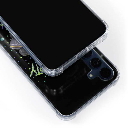 Adult Swim Rick and Morty Spaceship Galaxy A35 5G Clear Case