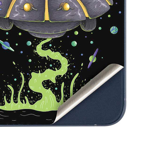 Adult Swim Rick and Morty Spaceship Galaxy A35 5G Skin