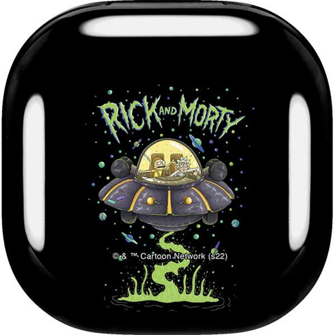 Adult Swim Rick and Morty Spaceship Galaxy Buds Live Skin