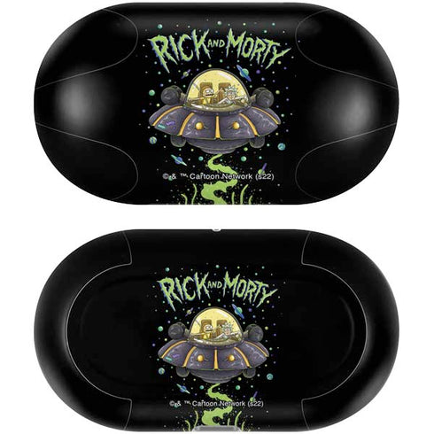 Adult Swim Rick and Morty Spaceship Galaxy Buds Plus Skin