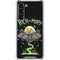 Adult Swim Rick and Morty Spaceship Galaxy S24 FE Clear Case