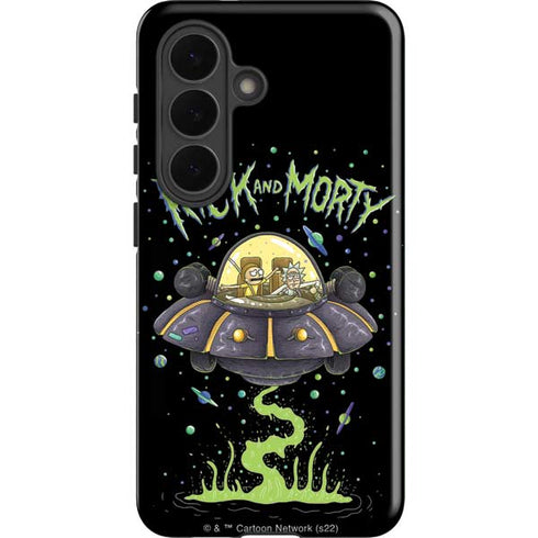 Adult Swim Rick and Morty Spaceship Galaxy S26 Plus Impact Case