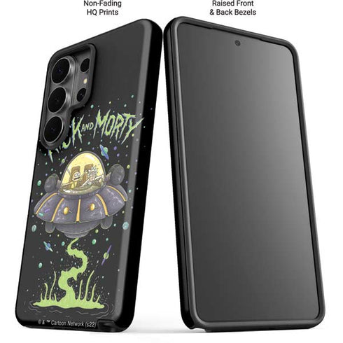 Adult Swim Rick and Morty Spaceship Galaxy S26 Ultra Impact Case