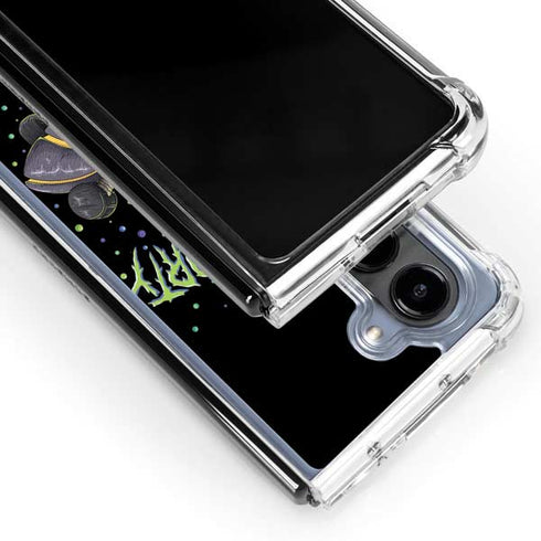 Adult Swim Rick and Morty Spaceship Galaxy Z Fold5 5G Clear Case