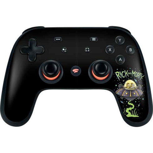 Adult Swim Rick and Morty Spaceship Google Stadia Controller Skin