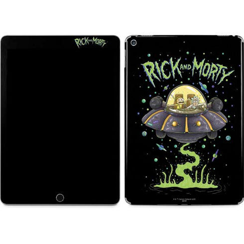 Adult Swim Rick and Morty Spaceship iPad Skins