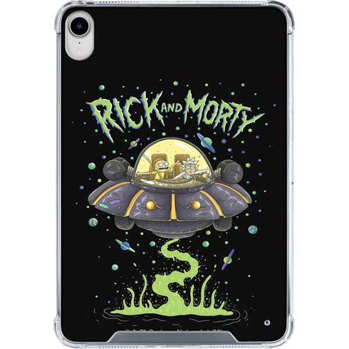 Adult Swim Rick and Morty Spaceship iPad 11th Gen (2025) Clear Case