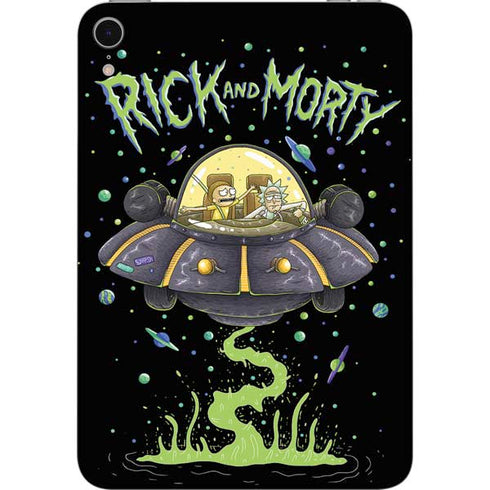 Adult Swim Rick and Morty Spaceship Apple iPad Mini Skin
