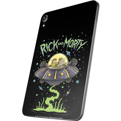 Adult Swim Rick and Morty Spaceship Apple iPad Mini Skin