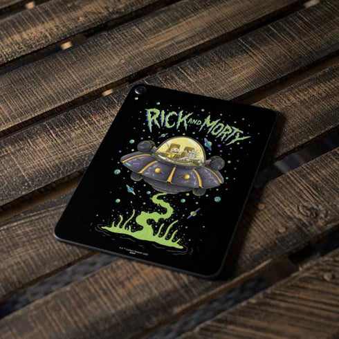 Adult Swim Rick and Morty Spaceship Apple iPad Pro Skin