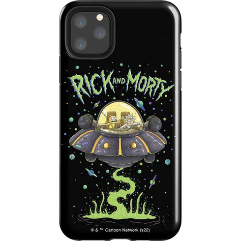 Adult Swim Rick and Morty Spaceship iPhone Cases