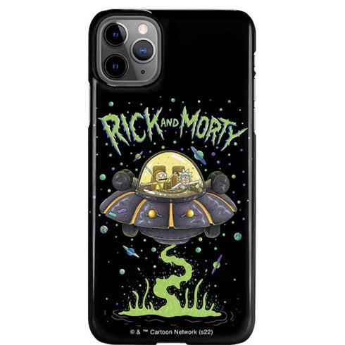 Adult Swim Rick and Morty Spaceship iPhone Cases