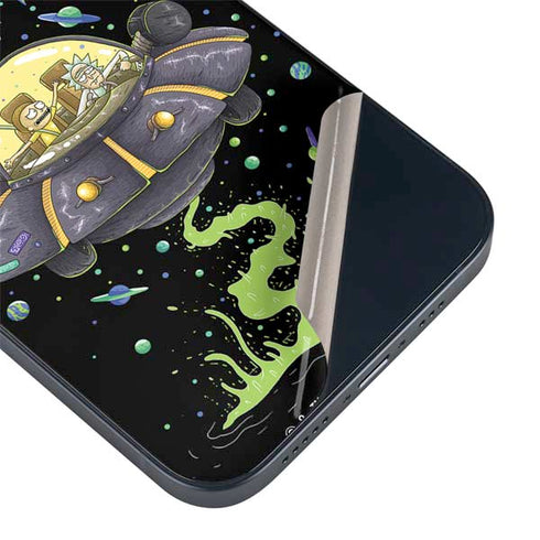 Adult Swim Rick and Morty Spaceship iPhone Skins