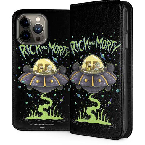 Adult Swim Rick and Morty Spaceship iPhone Cases