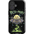 Adult Swim Rick and Morty Spaceship iPhone 16 Impact Case