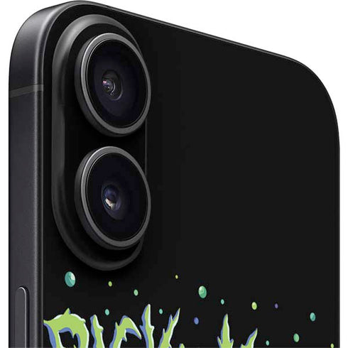 Adult Swim Rick and Morty Spaceship iPhone 16 Plus Skin