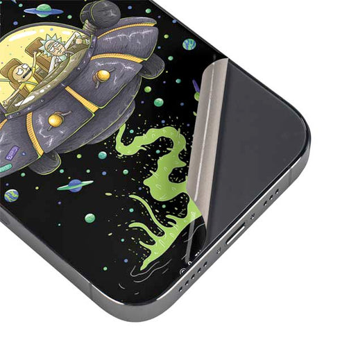 Adult Swim Rick and Morty Spaceship iPhone 16 Pro Max Skin