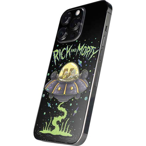Adult Swim Rick and Morty Spaceship iPhone 16 Pro Skin