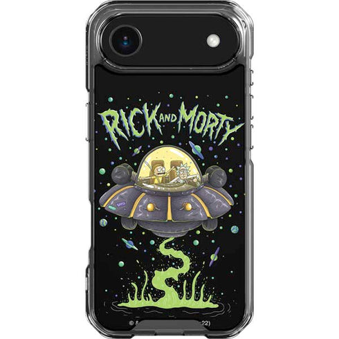 Adult Swim Rick and Morty Spaceship iPhone 17 Air Clear Case